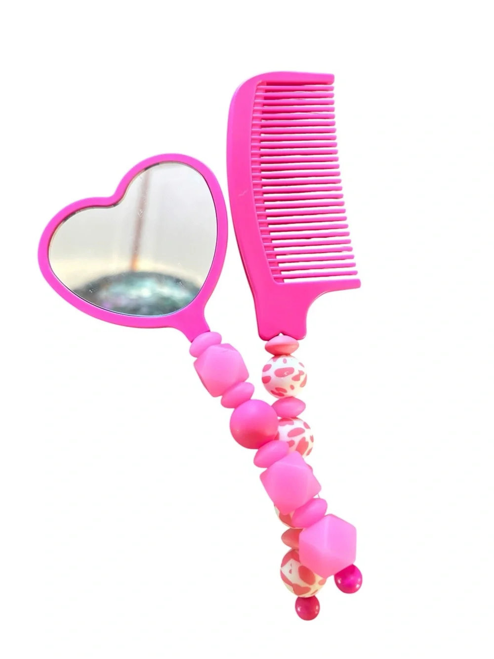 Mirror & Comb Set Handmade By AB INKS HANDMADE EXPRESSIONS